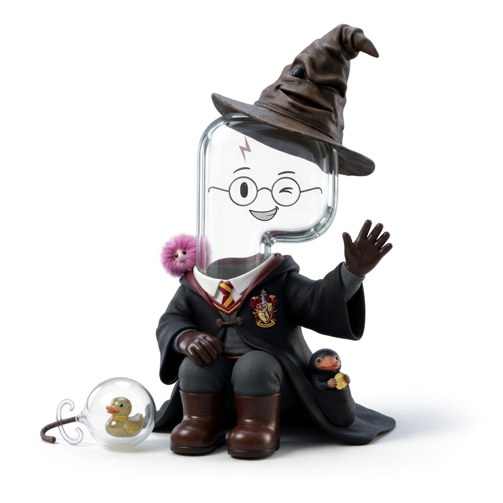 Harry Ponter sitting and waving